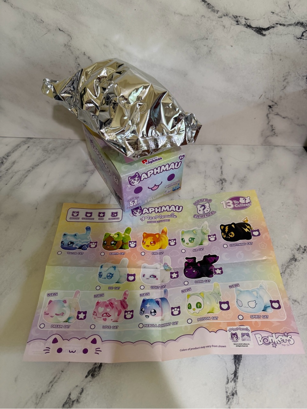 Aphmau MeeMeows Elemental Litter 8 Light Cat (RARE) - Picture 2 of 15